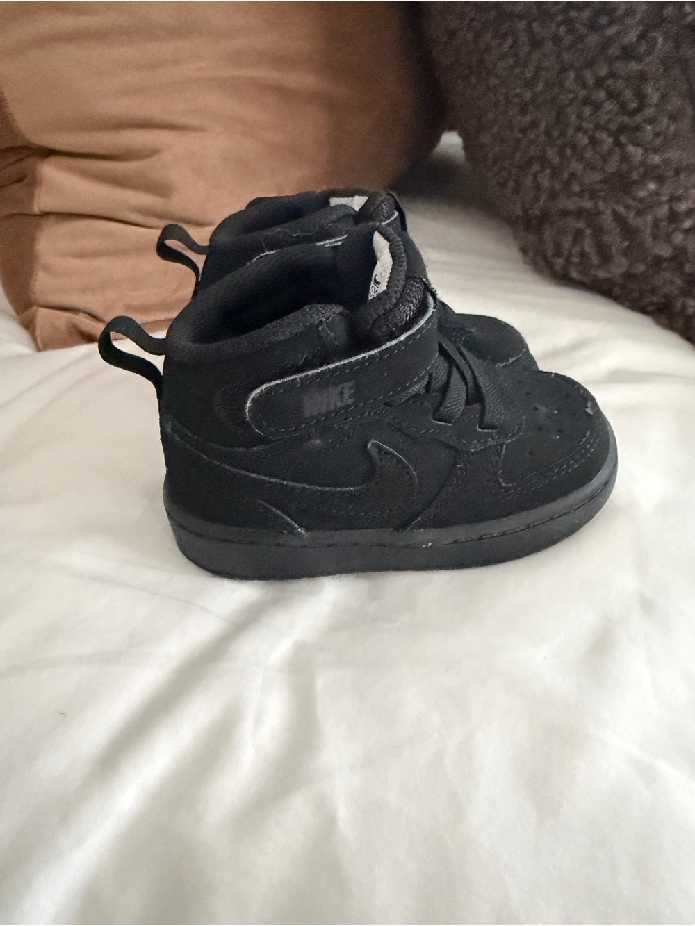 Nike Black Toddler High-Top Sneakers